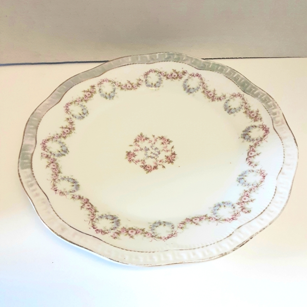 Z s & C Bavaria Porcelain Plate 9" Vintage Germany